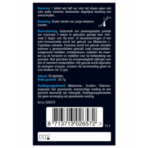 2x Lucovitaal Melatonine 5-HTP L-Tryptofaan - 11.19 euro