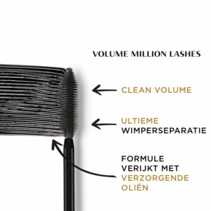 3x L'Oréal Volume Million Lashes Mascara Black - 44.25 euro