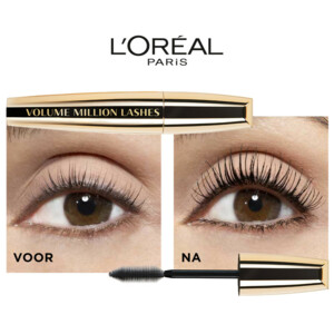 3x L'Oréal Volume Million Lashes Mascara Black - 44.25 euro