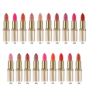 3x L'Oréal Color Riche Satin Lippenstift 163 Orange Magique - 36.25 euro