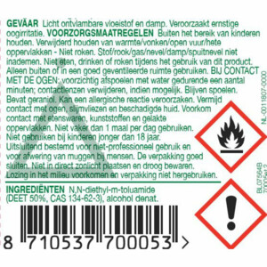 Jungle Formula Spray Maximum 50% Deet - 25.99 euro