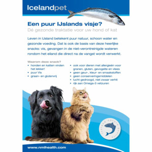 Icelandpet Snackfish Kattensnack Haring 100 gr