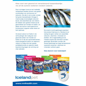 Icelandpet Snackfish Kattensnack Haring 100 gr
