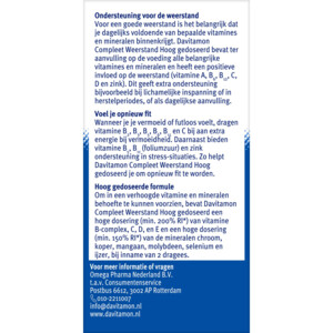 Davitamon Compleet Weerstand Hoog Gedoseerd - 18.09 euro