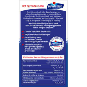 2x Davitamon Compleet Weerstand Hoog Gedoseerd Bosvruchten - 28.02 euro