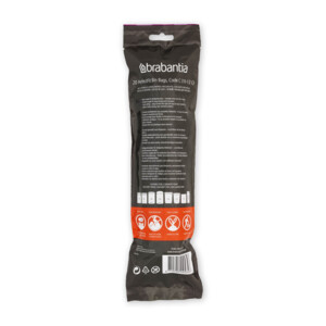 2x Brabantia PerfectFit Vuilniszak met Trekbandsluiting Code C 10-12 Liter 20 zakken - 5.47 euro