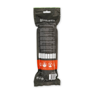 2x Brabantia Vuilniszakken met Trekbandsluiting 23-30 liter Type G 20 zakken - 8.85 euro