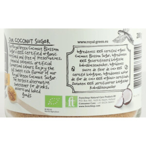 3x Royal Green Kokosbloesem Suiker Biologisch - 14.28 euro