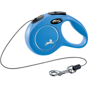 Flexi Rollijn Classic Koord 8 mtr tot 12 kg Blauw 