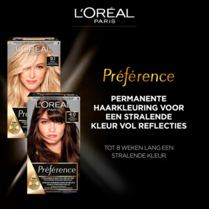 L'Oréal Préférence Permanente Haarkleuring 4.0 Middenbruin - 20.69 euro