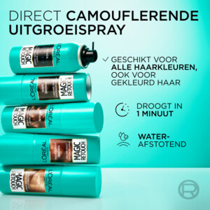6x L'Oréal Magic Retouch Uitgroeispray Donkerbruin - 57.99 euro