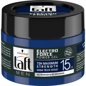 6x Taft Men Power Gel Electro Force Hold 15 - 21.51 euro