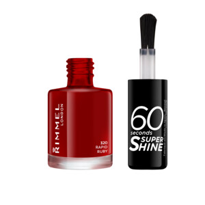 Rimmel Nagellak 60 Seconds SuperShine 320 Rapid Ruby - 5.99 euro