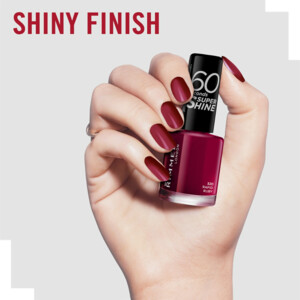 Rimmel Nagellak 60 Seconds SuperShine 320 Rapid Ruby - 5.99 euro