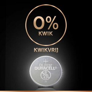 Duracell Knoopcelbatterijen 2032 - 4.5 euro