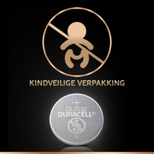 Duracell Knoopcelbatterijen 2032 - 4.5 euro