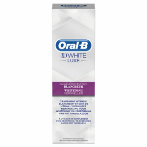 12x Oral-B Tandpasta 3D White Luxe Whitening Versneller - 29.99 euro