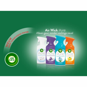 6x Air Wick Pure Luchtverfrisser Zachtheid van Katoen - 17.24 euro