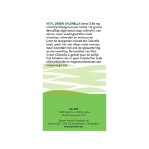 Bloem Vital Green Chlorella - 46.95 euro