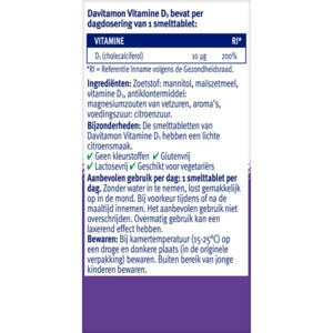 Davitamon Vitamine D 10 MCG Volwassenen - 16.99 euro