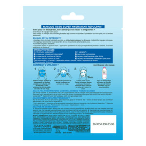 Garnier SkinActive Tissue Gezichtsmasker Hydraterend & Revitaliserend - 3.99 euro