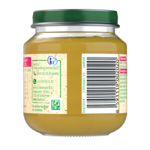 6x Olvarit 1e Fruithapje 4m Perzik Appel - 8.69 euro