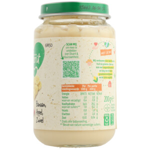 Olvarit Fruithapje 6m Banaan Appel Yoghurt - 2.09 euro