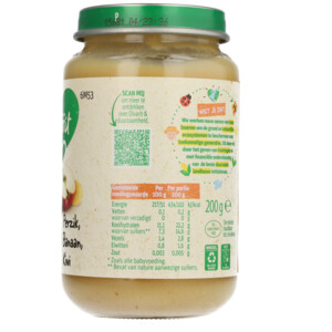 6x Olvarit Fruithapje 6m Perzik Banaan Kiwi - 12.39 euro