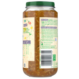 Olvarit Maaltijd 15m Vegetarische pasta Courgette Mozzarella - 2.25 euro