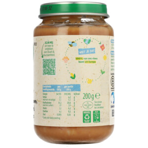 6x Olvarit Maaltijd 8m Bruine bonen Appel Rundvlees Aardappel - 11.83 euro