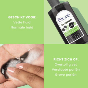 Bioré Houtskool Diepe porie cleanser - 10.99 euro