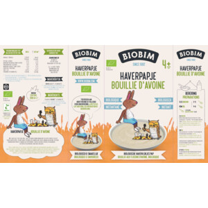 Biobim Papje 4+ mnd Haver - 4.05 euro