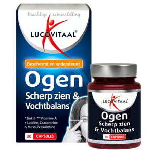 3x Lucovitaal Ogen Scherp Zien en Vochtbalans - 20.38 euro