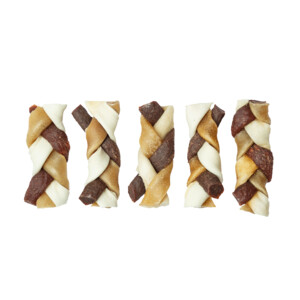 Braaaf Twister Vlecht Hondensnack Mini 6 cm 60 gr