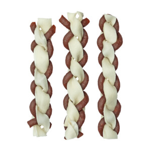 4x Braaaf Hondensnack Twister Double 12 cm 60 gr