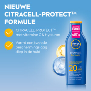 NIVEA Sun Protect & Hydrate Zonnemelk SPF 20 - 22.99 euro
