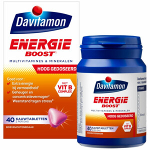 Davitamon Energie Boost Bosvruchten - 15.49 euro