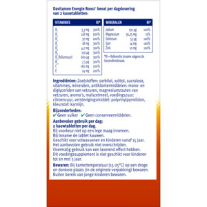 Davitamon Energie Boost Bosvruchten - 15.49 euro