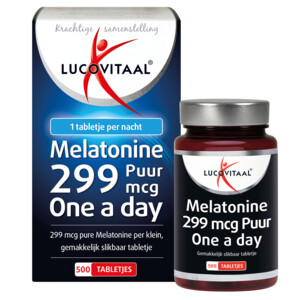 2x Lucovitaal Melatonine Puur 0.299mg - 18.98 euro