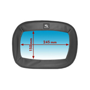 Yrda Extra Grote Autospiegel Zwart - 13.89 euro