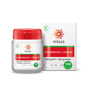 2x Vitals Vitamine B12 Met Folaat - 50.37 euro