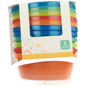 Nuby Voeding Bewaarbakjes 6 stuks - 9.99 euro