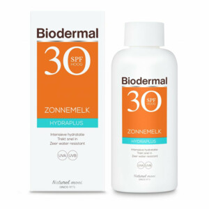 3x Biodermal Hydraplus Zonnemelk SPF 30 - 59.23 euro