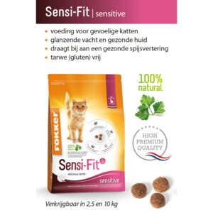 Fokker Sensi Fit Kattenvoer 10 kg