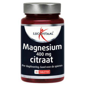 Zaklampen methaan Voorzichtig Lucovitaal Magnesium Citraat 400mg 30 tabletten | Plein.nl