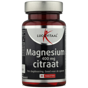 2x Lucovitaal Magnesium Citraat 400mg - 6.39 euro