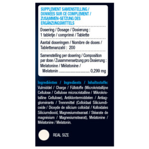 Lucovitaal Melatonine Puur 0,299mcg - 7.79 euro