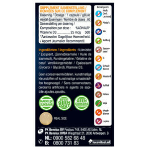 Lucovitaal Vitamine D3 25mcg - 5.99 euro