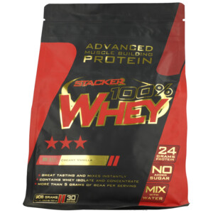 6x Stacker 100% Whey Vanilla - 196.1 euro