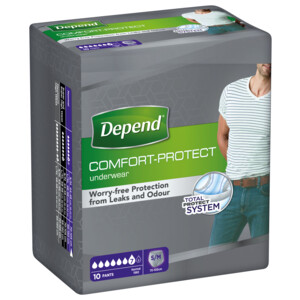 Depend Pants voor Mannen Normal S/M - 7.95 euro
